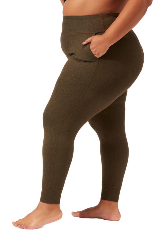 Shop Threads 4 Thought Performance Jersey Pocket Leggings In Heather Fortress