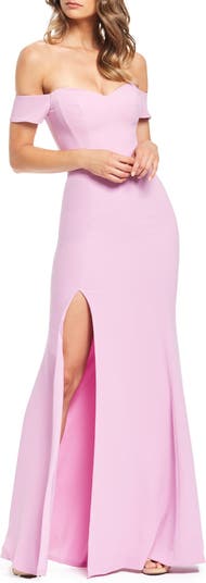 Dress the Population Logan Off the Shoulder Evening Dress Nordstrom