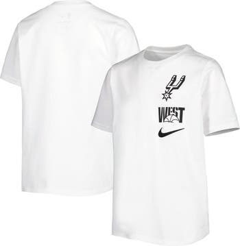 Youth Nike White San Antonio Spurs Vs Block Essential T-Shirt