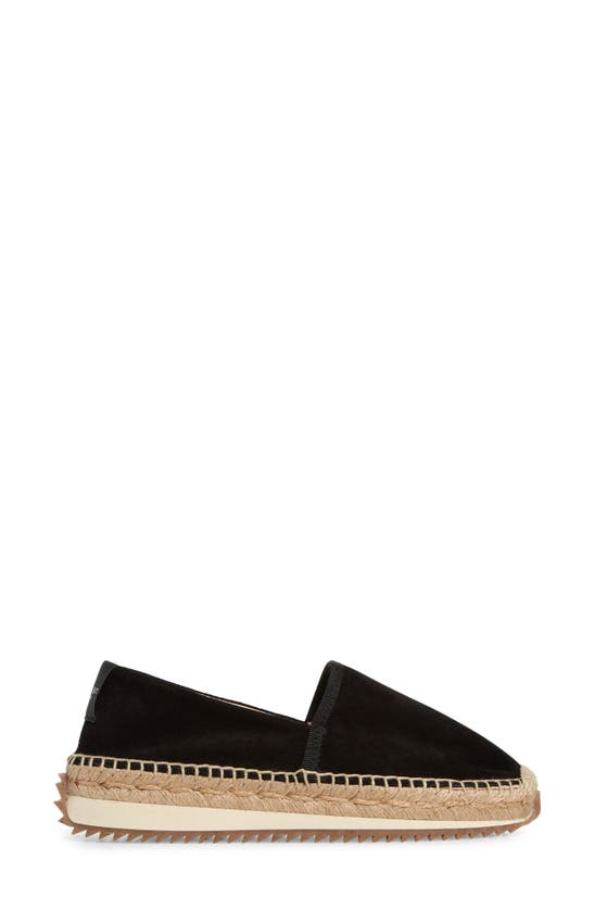 Rag & Bone Espadrille Slip-on Sneaker In Black Suede