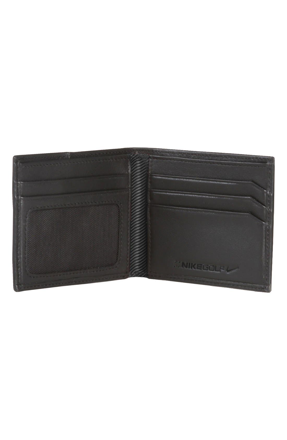 mens nike leather wallet