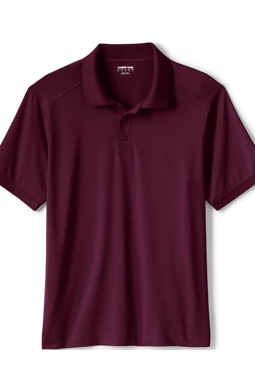 LANDS' END LANDS' END SCHOOL UNIFORM YOUNG SHORT SLEEVE RAPID DRY POLO SHIRT