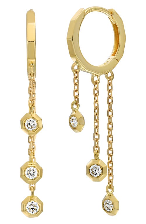 Bony Levy Monaco Diamond Chain Drop Earrings In 18k Yellow Gold