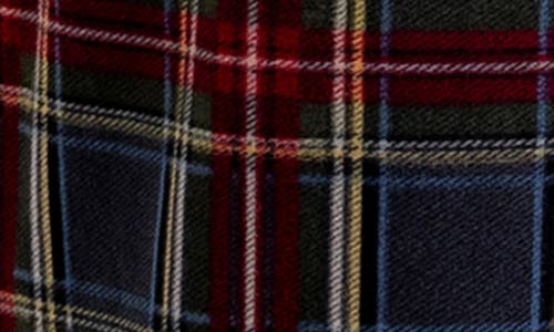 Rainforest Brushed Plaid Flannel Lounge Pants In Red/charcoal/navy