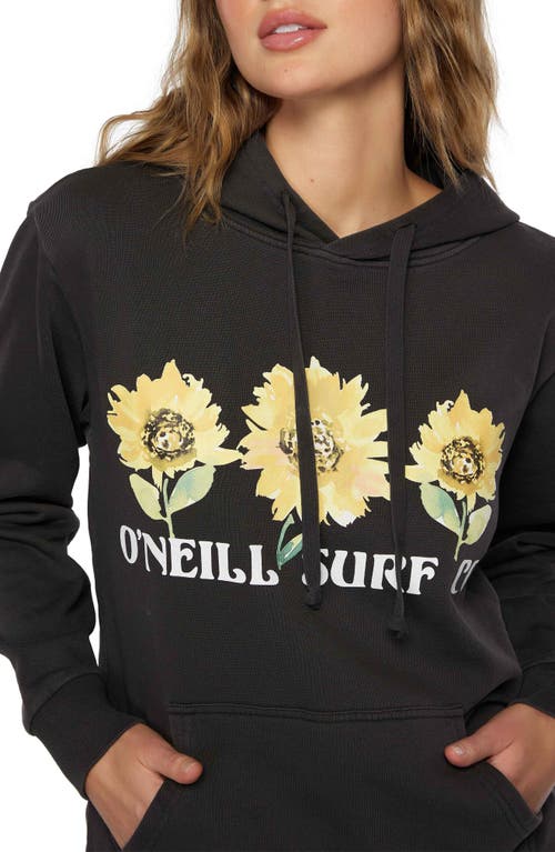 Shop O'neill Forever Graphic Hoodie In Dary Grey