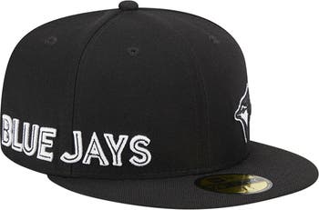 New Era Men's New Era Black Toronto Blue Jays Jersey 59FIFTY Fitted Hat