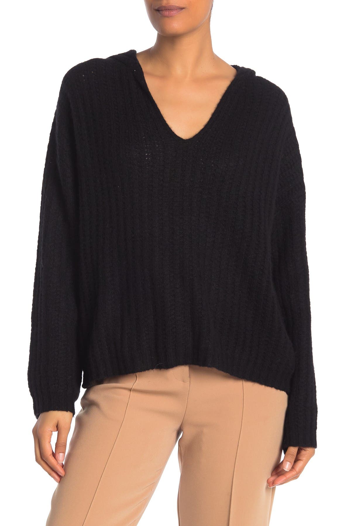 360 Cashmere | Naomi Ribbed Cashmere V-Neck Sweater | Nordstrom Rack