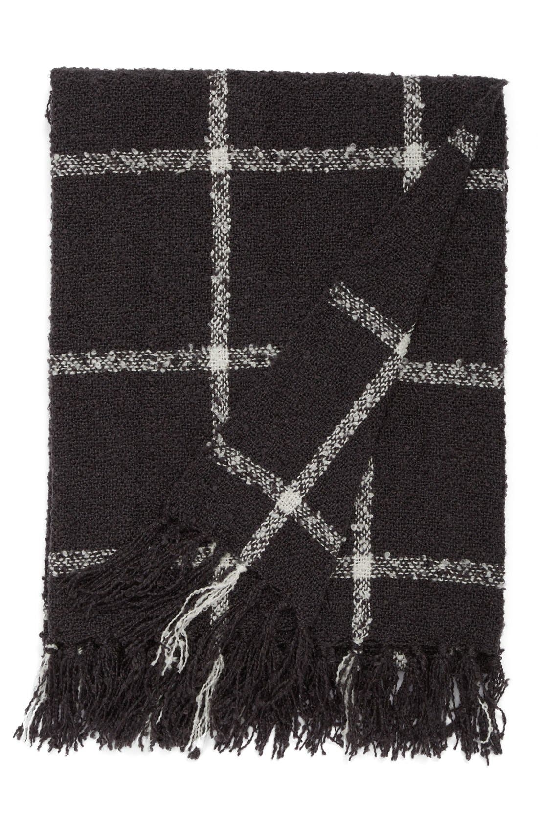 Nordstrom at Home Bouclé Check Throw Blanket Nordstrom