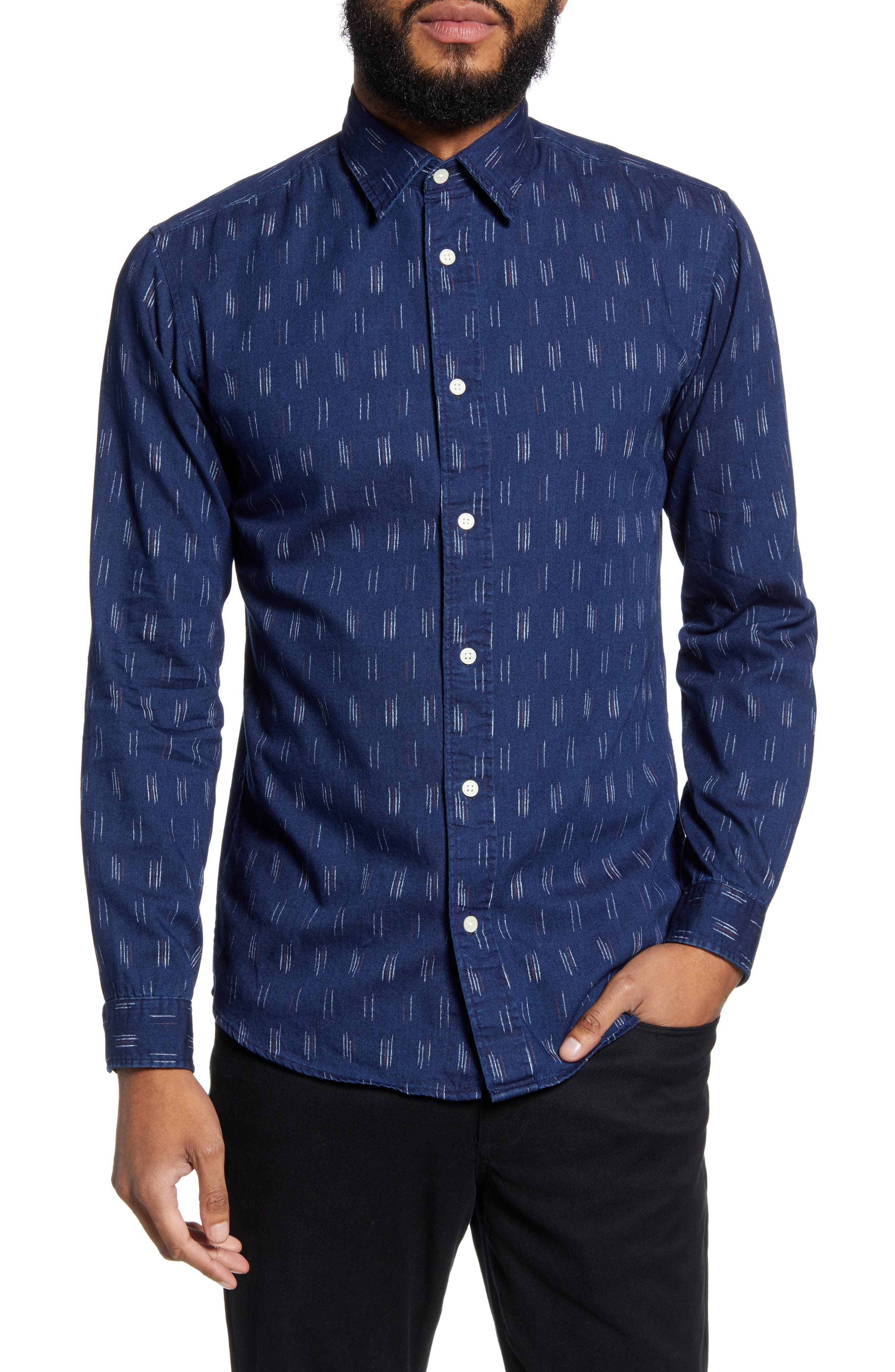 selected homme denim shirt