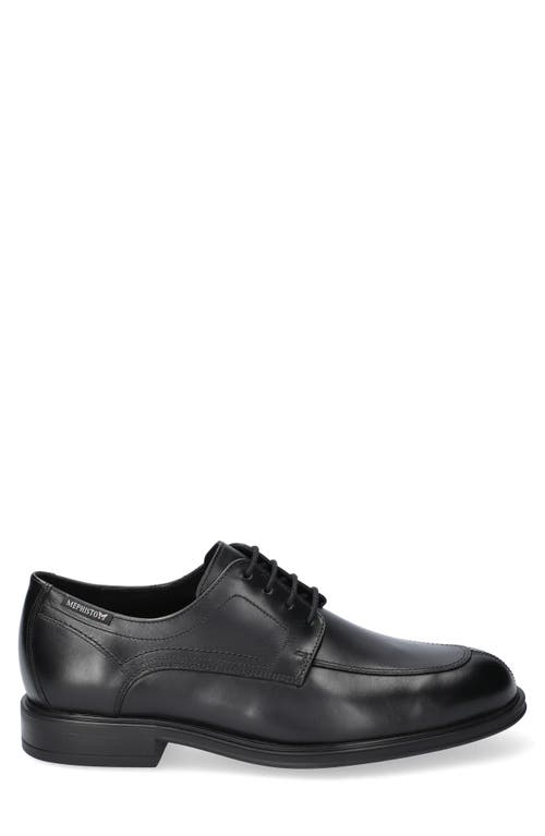Mephisto Korey Apron Toe Derby In Black