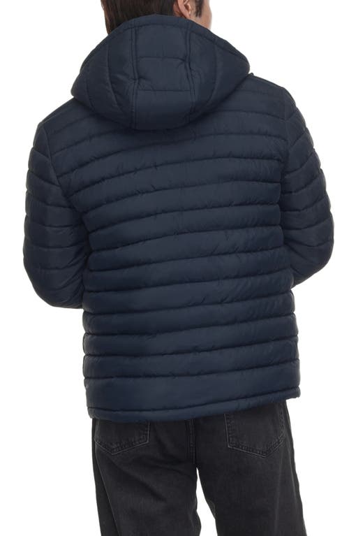 Rokka&rolla Midweight Puffer Jacket In Navy