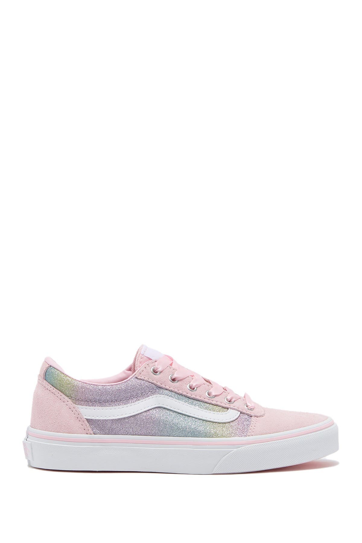 vans ward glitter rainbow