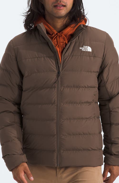 The North Face Aconcagua 3 Durable Water Repellent Parka in Smokey Brown 