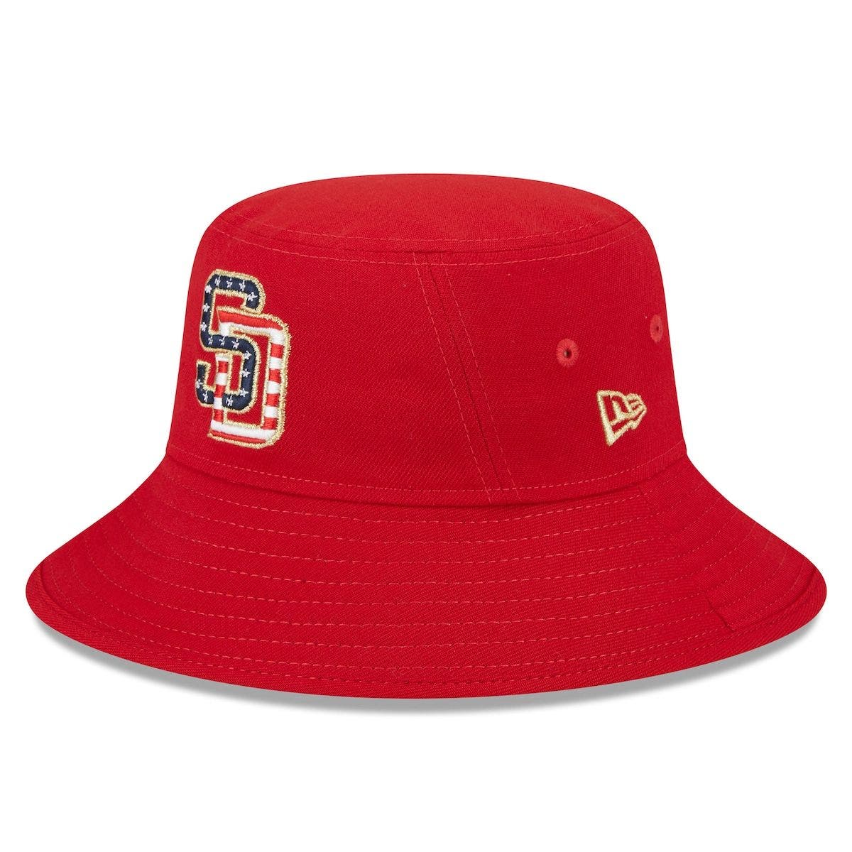New Era Men's New Era Red San Diego Padres 2023 Fourth of July Bucket