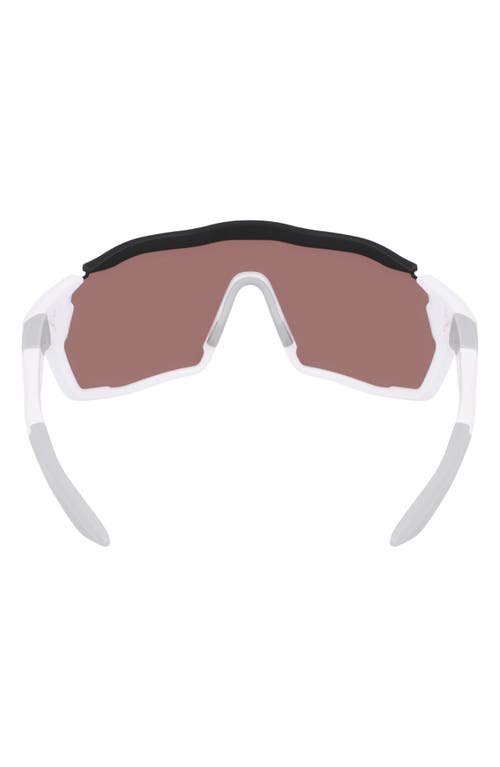 Shop Nike Show X Rush 58mm Shied Sunglasses In White/road Tint