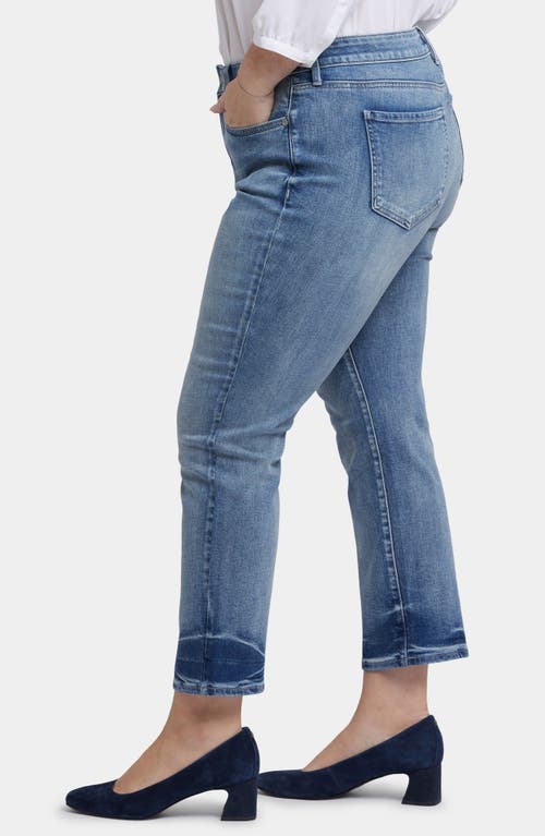 Nydj Plus Size Marilyn Ankle Straight Pull On Jeans In Torrent Peak