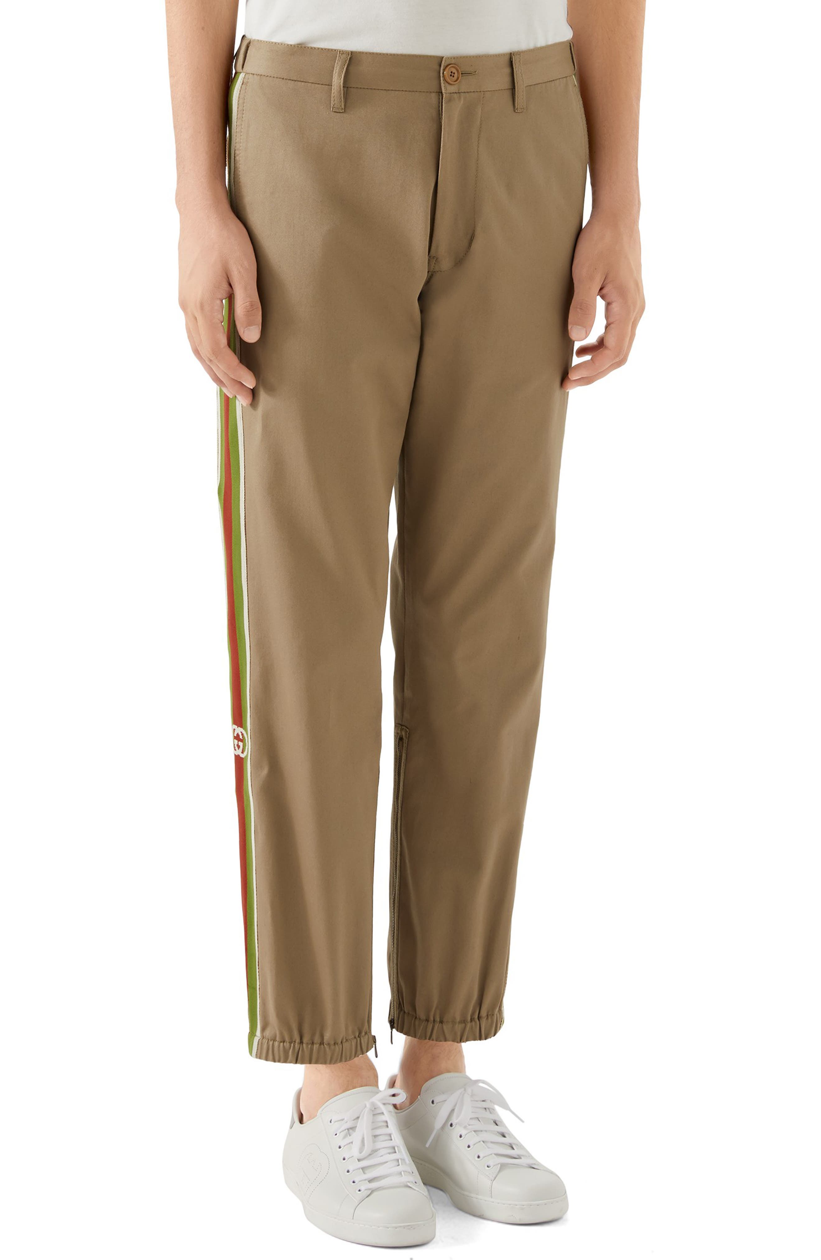 Gucci Stripe Cotton Pants | Nordstrom