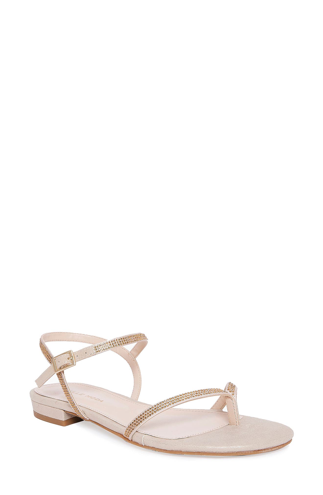 PELLE MODA Bence Sandal, Main, color, PLATINUM GOLD
