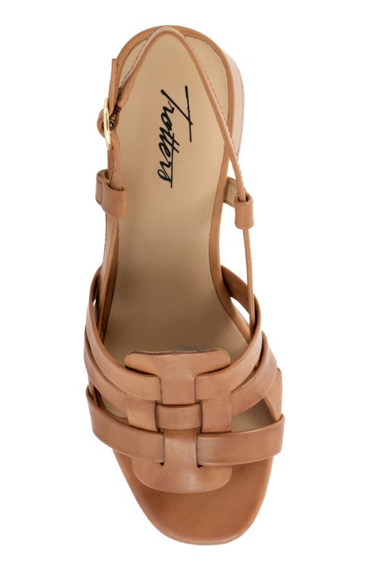 Shop Trotters Luna Slingback Sandal In Luggage