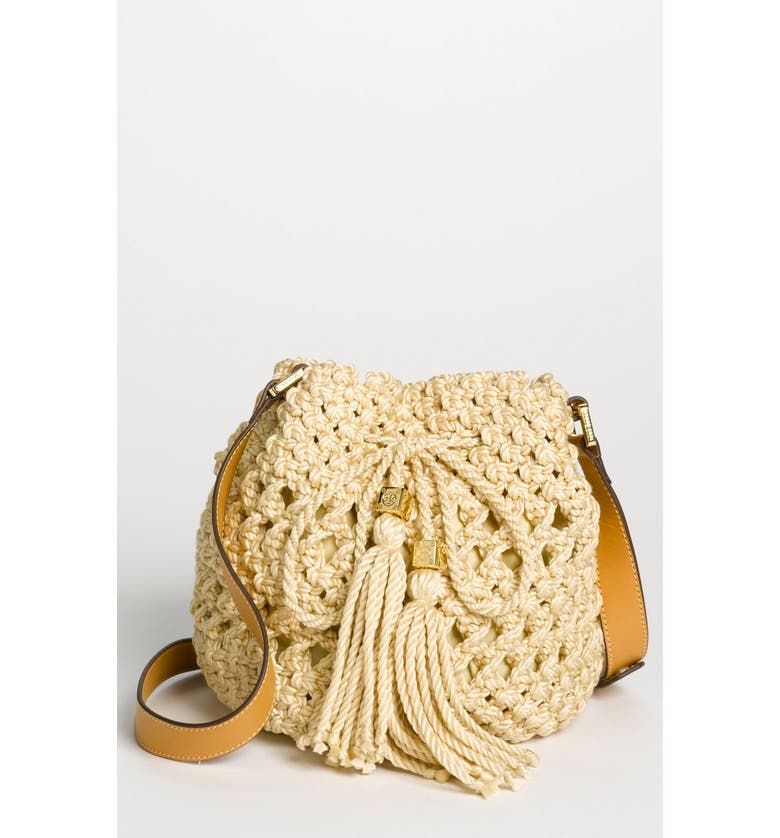 Tory Burch 'Dawson Small' Crocheted Bucket Bag Nordstrom