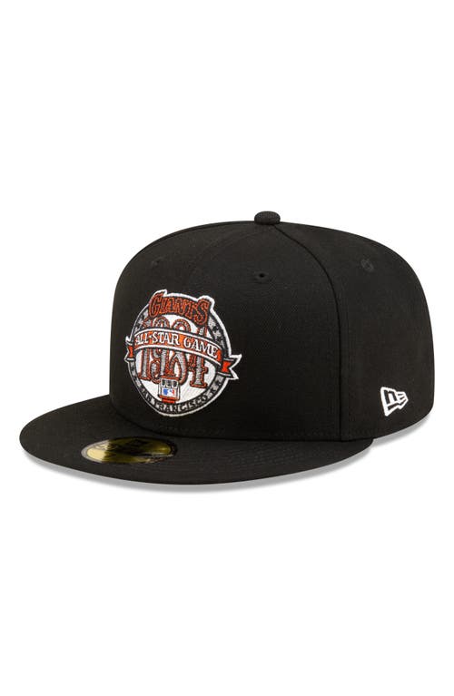 Shop New Era X Diet Starts Monday X Diet Starts Monday San Francisco Giants 59fifty Fitted Twill Baseball In Black