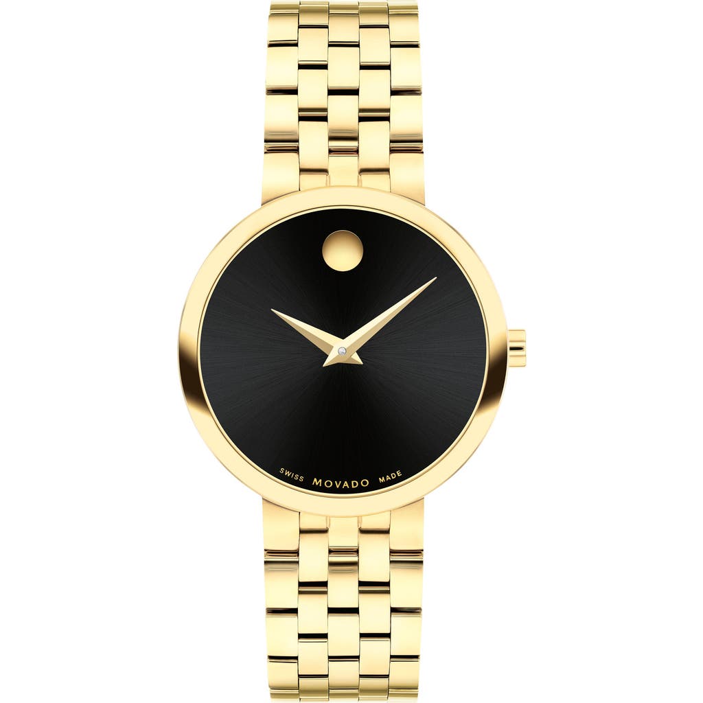Movado Museum Classic Bracelet Watch, 29.5mm in Black