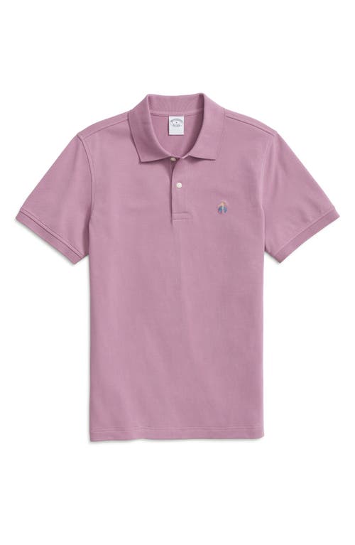 Brooks Brothers Stretch Cotton Piqué Polo In Valerian