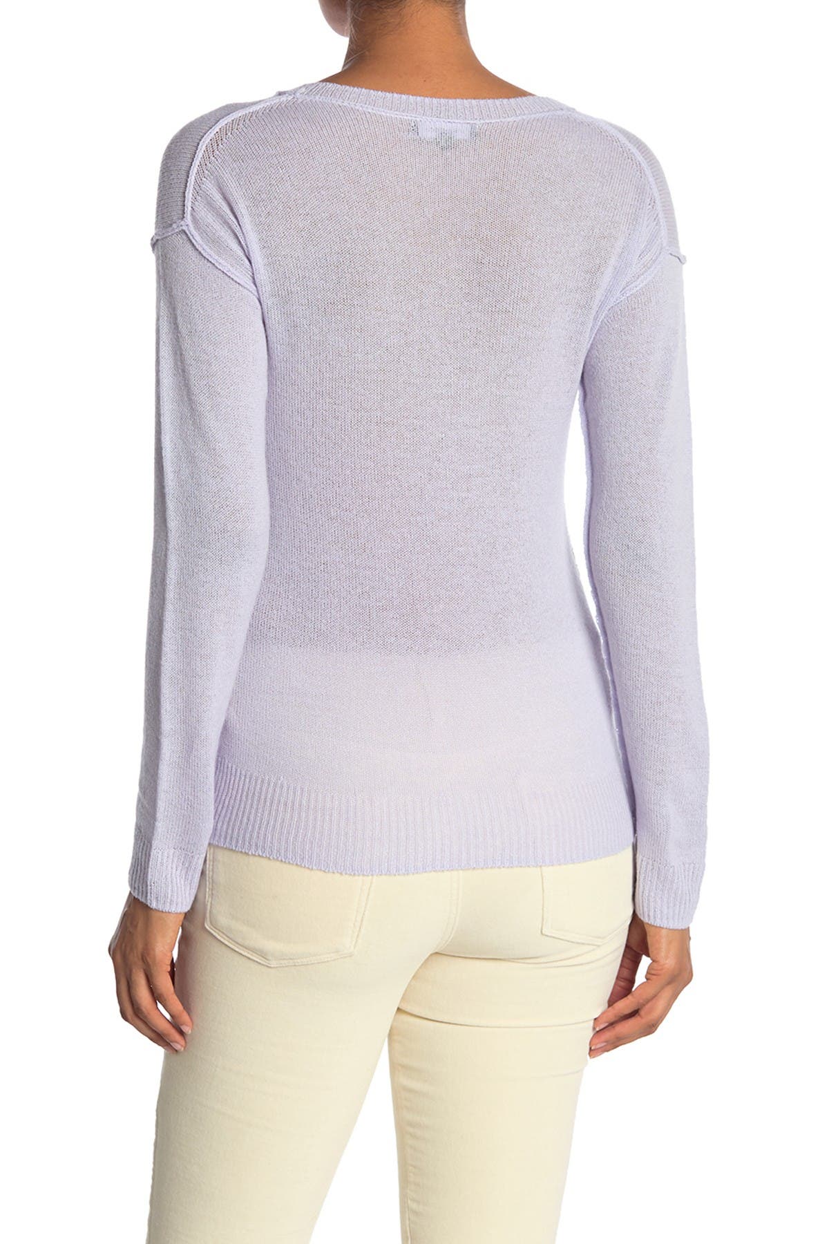 525 America Lightweight Cashmere VNeck Sweater Nordstrom Rack