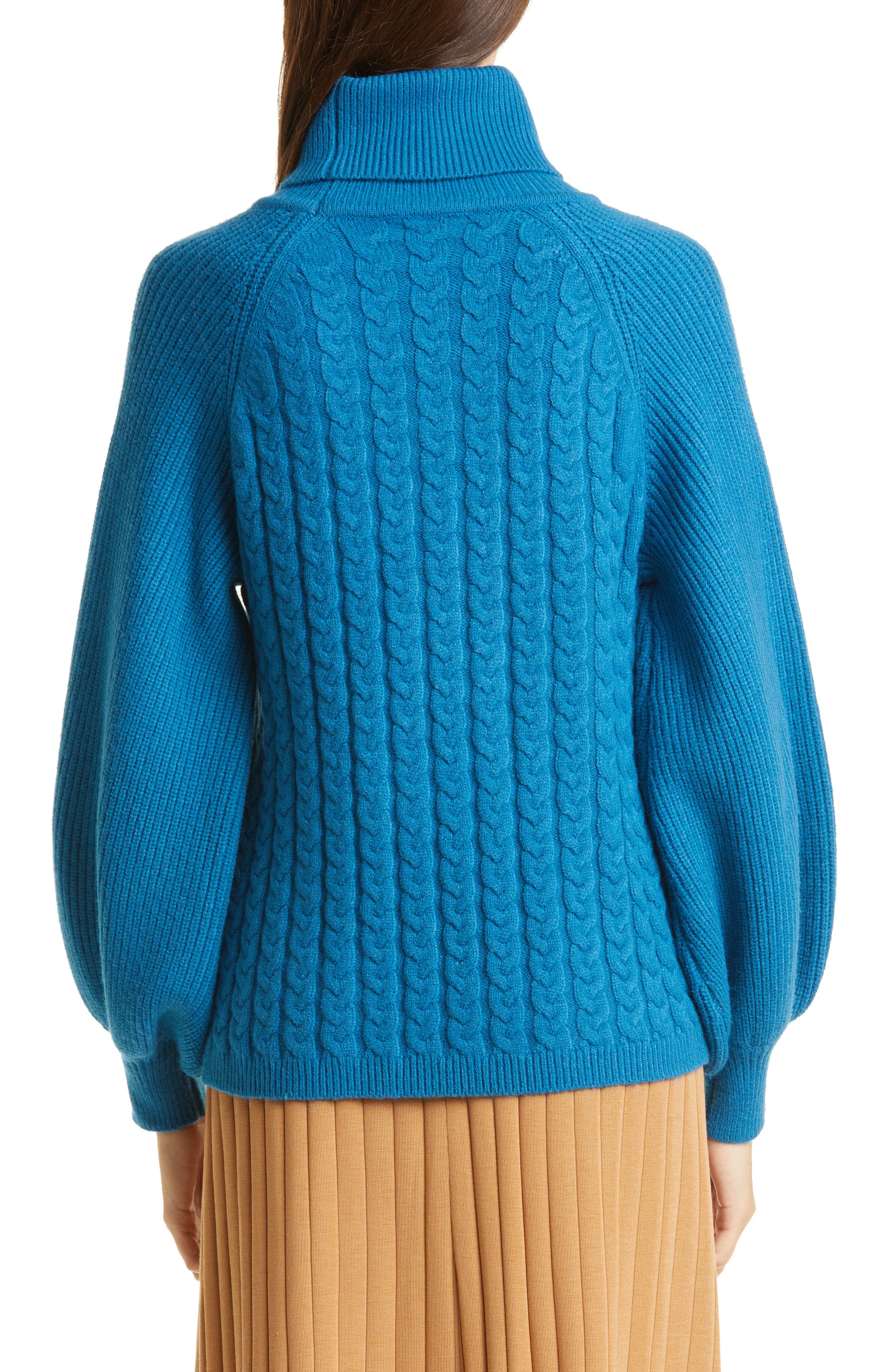 Misook Turtleneck Balloon Sleeve 
