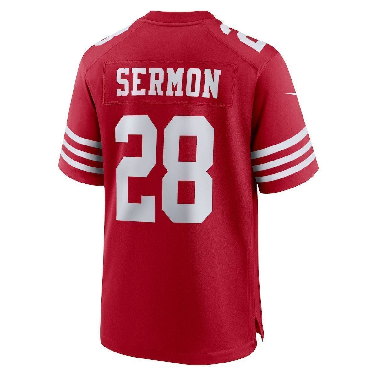 Nordstrom Men Sport & Swimwear Sportswear Sports Tops Mens Trey Sermon Scarlet San Francisco 49ers Player Game Jersey at Nordstrom 
