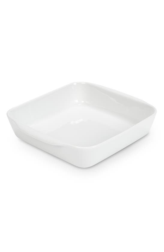 PILLIVUYT EXTRA LARGE SQUARE PORCELAIN BAKING DISH,220433BL