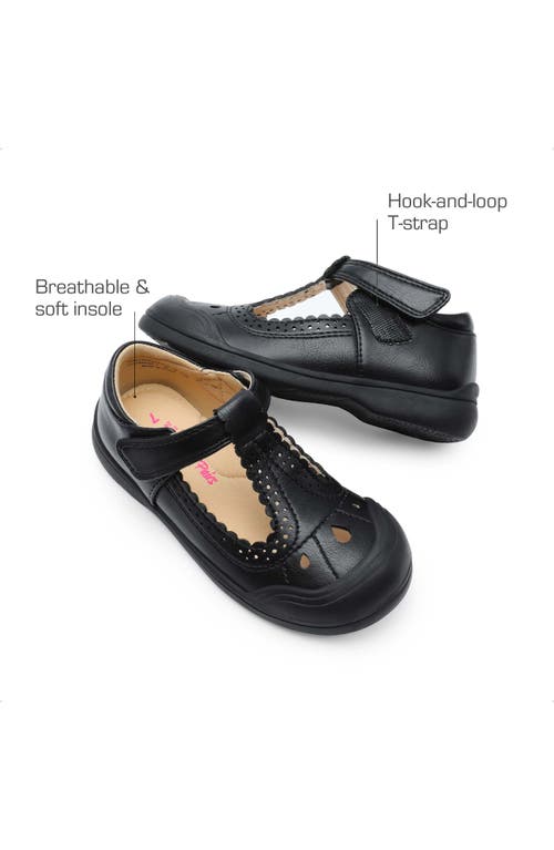 Shop Dream Pairs Kids' T-strap Flat In Black