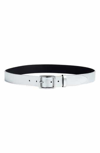 Saint Laurent Logo Slim Leather Belt in Red Agate at Nordstrom, Size 75 -  Yahoo Shopping