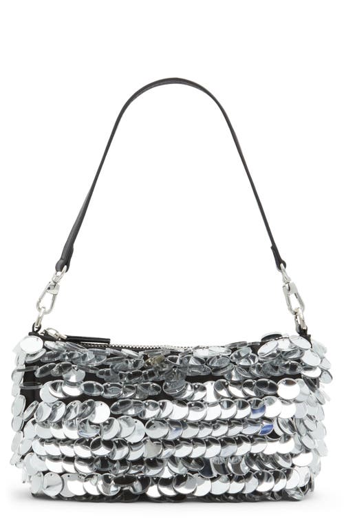 Sequina Shoulder Bag in Light Silver
