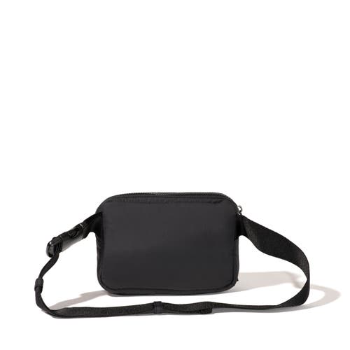 Baggallini Modern Belt Bag Sling In Black Puff