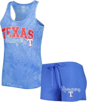 CONCEPTS SPORT Women's Concepts Sport Royal Texas Rangers