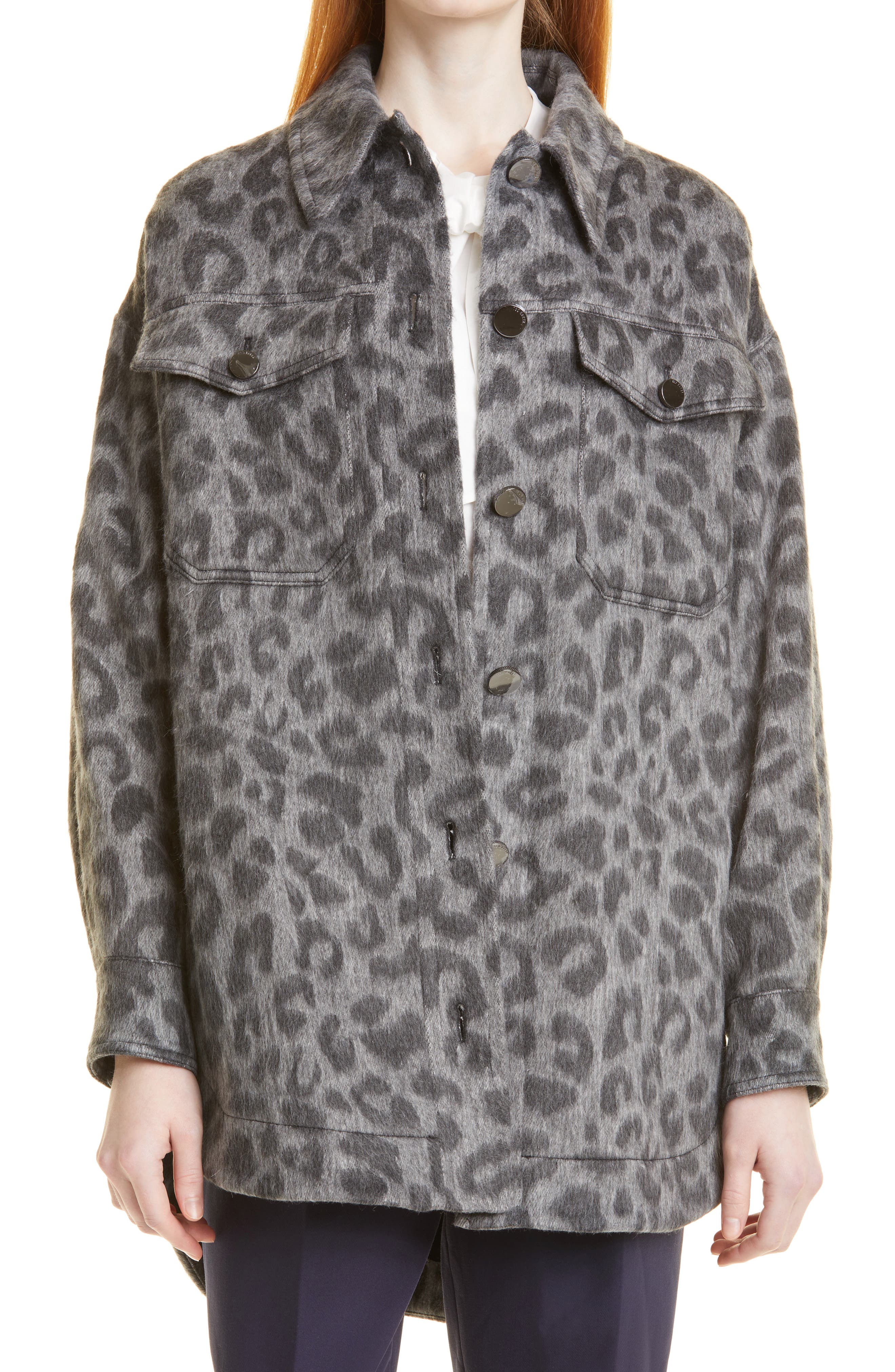 ted baker leopard print coat