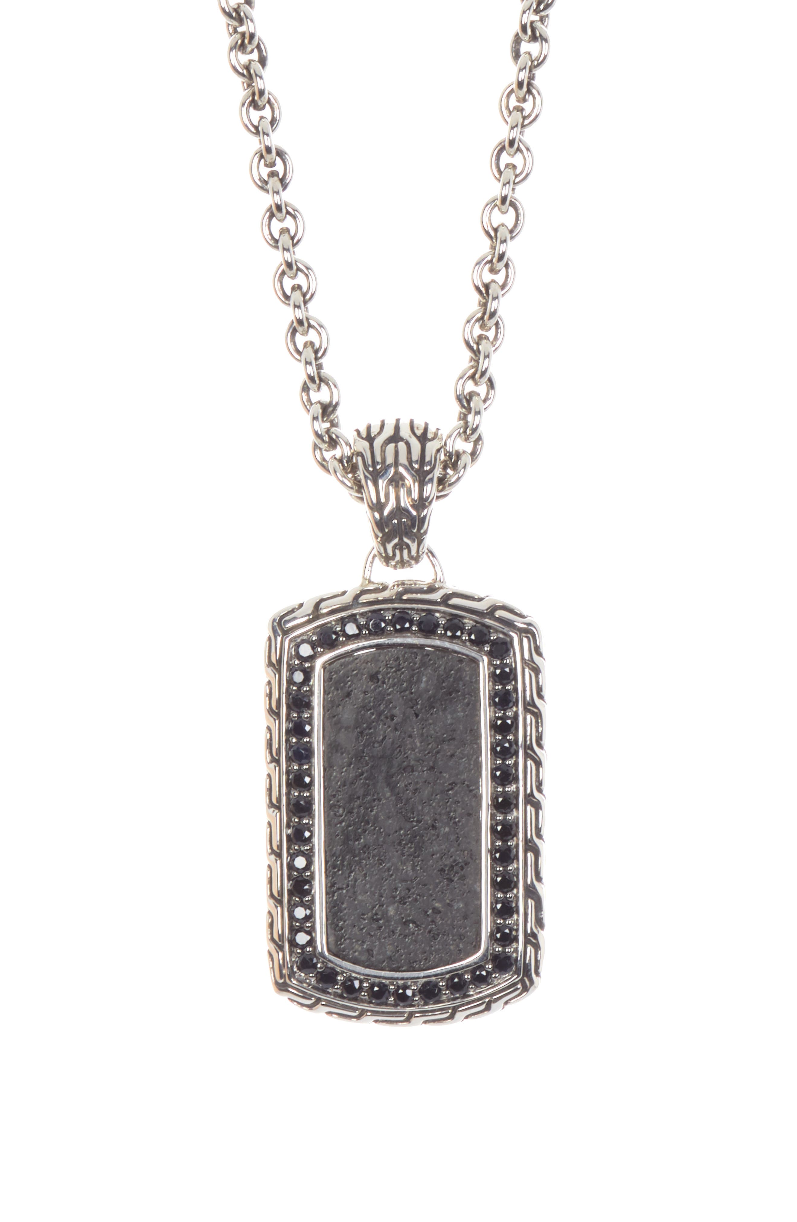 John Hardy Men's Sterling Silver Black 