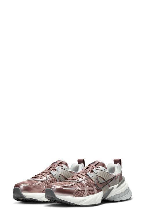 Shop Nike V2k Run Sneaker In Smokey Mauve/smokey Mauve