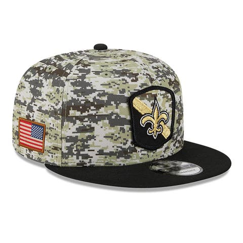 Men's New Era Black/Camo New Orleans Saints 2021 Salute To Service