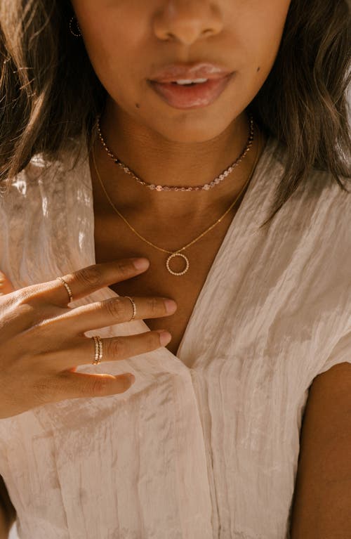 Made By Mary Poppy Link Choker In Rose
