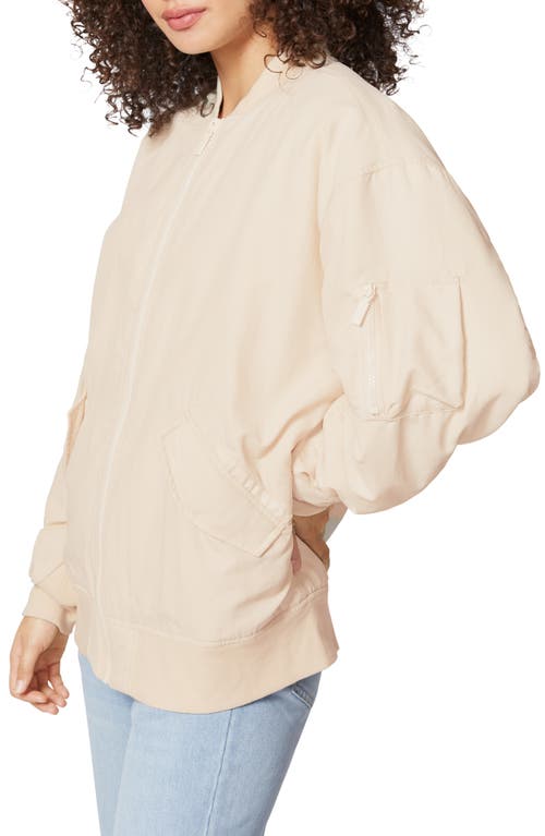 Shop Florence By Mills Oversize Bomber Jacket In Whitecap Grey