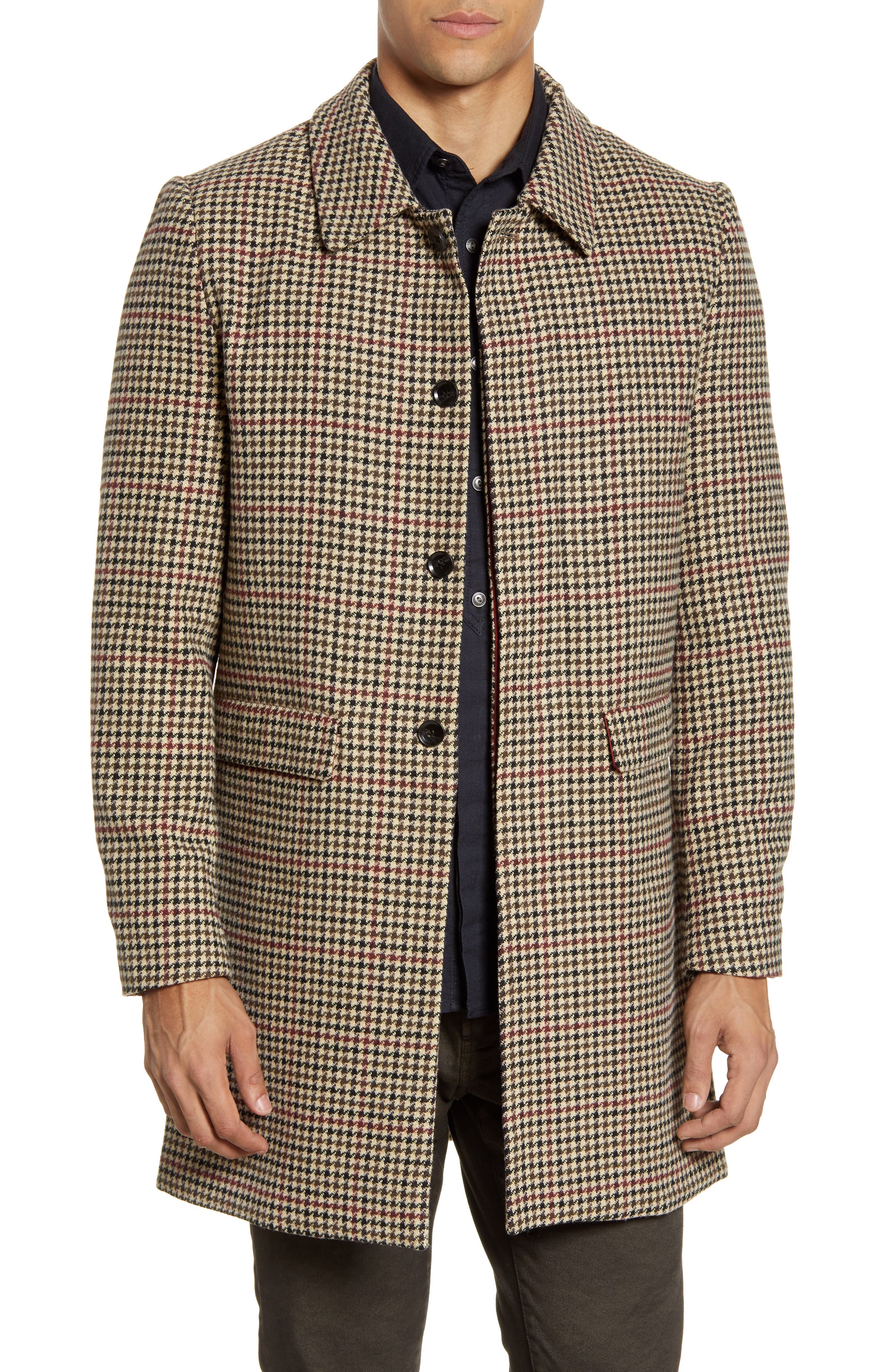 houndstooth topcoat