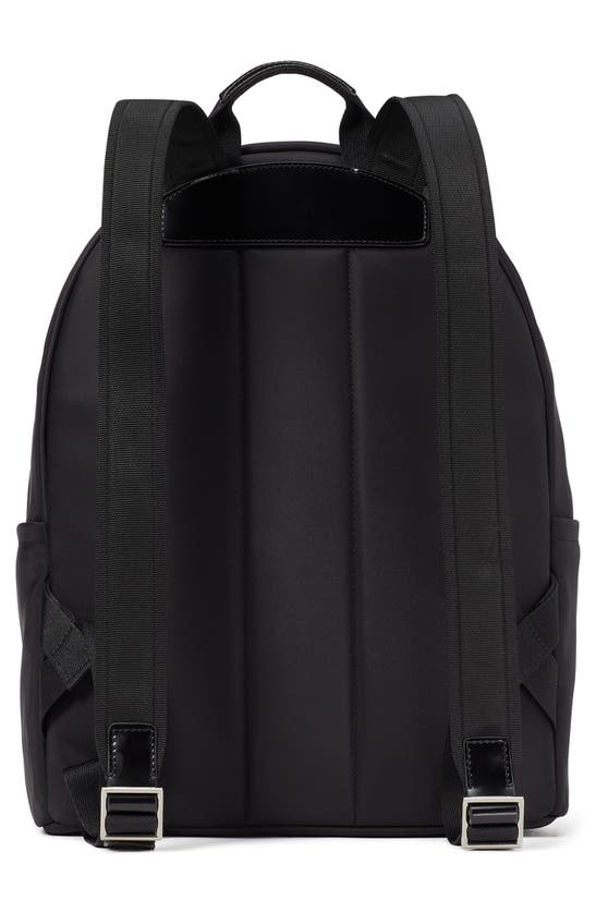 Kate Spade Medium Sam Icon Recycled Nylon Backpack In Black | ModeSens