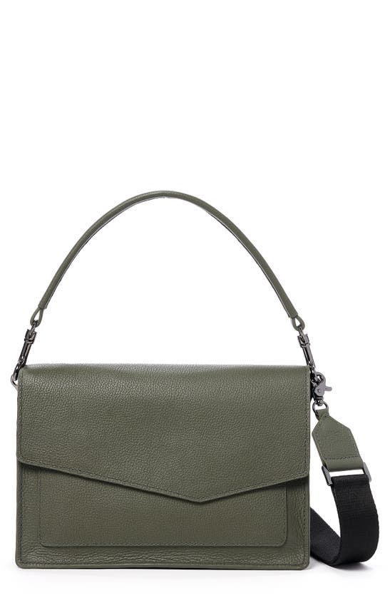 Botkier Cobble Hill Leather Hobo Bag In Army Green