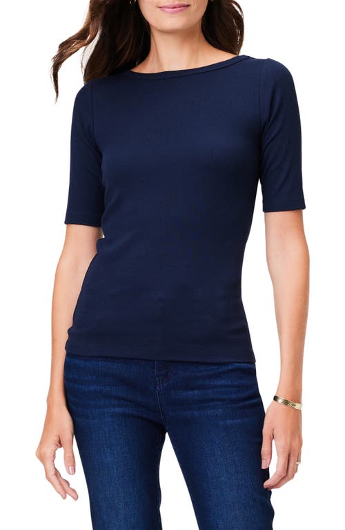 NIC+ZOE Perfect Boat Neck Rib Top at Nordstrom,