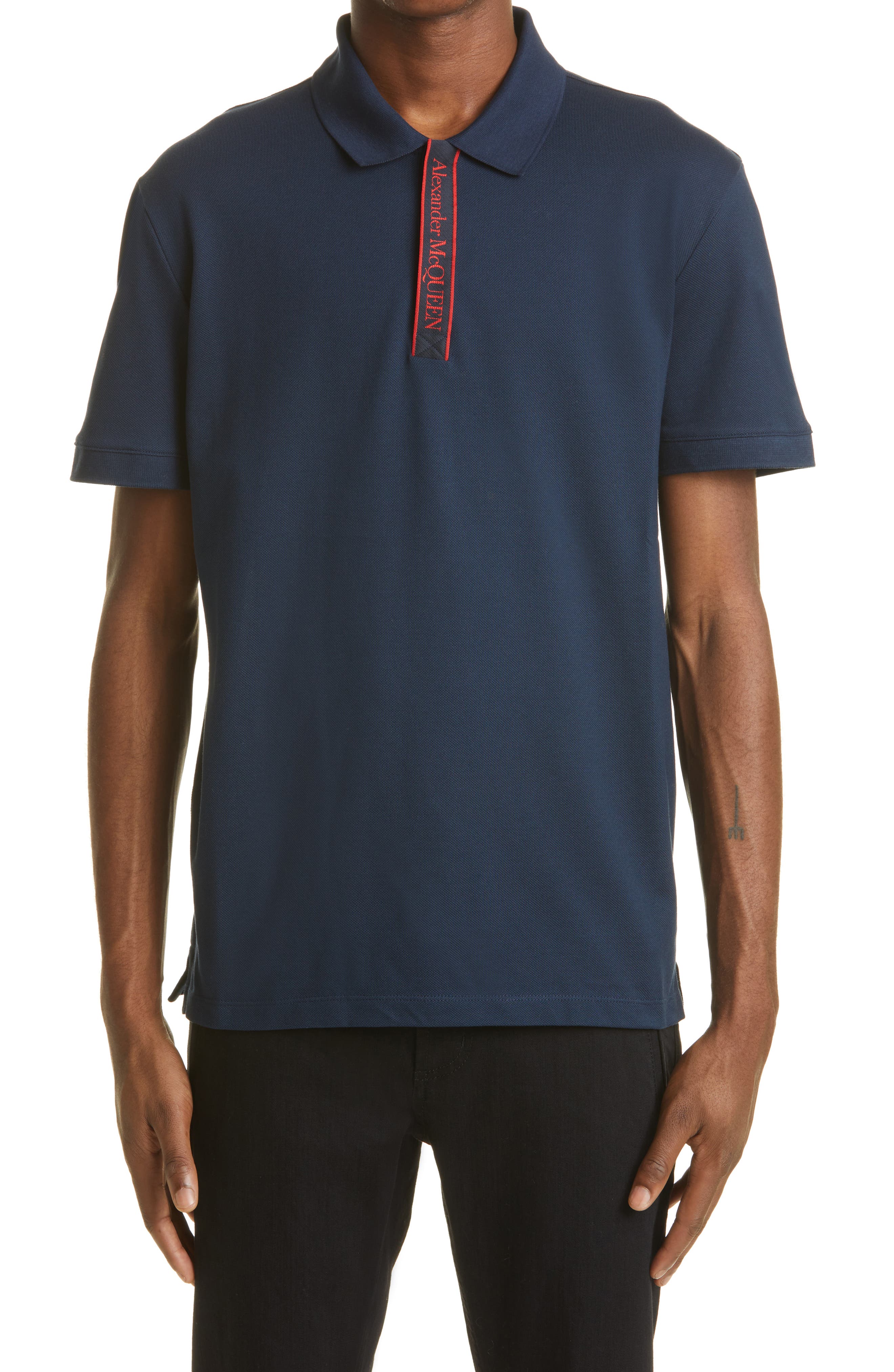 alexander mcqueen polo shirt mens