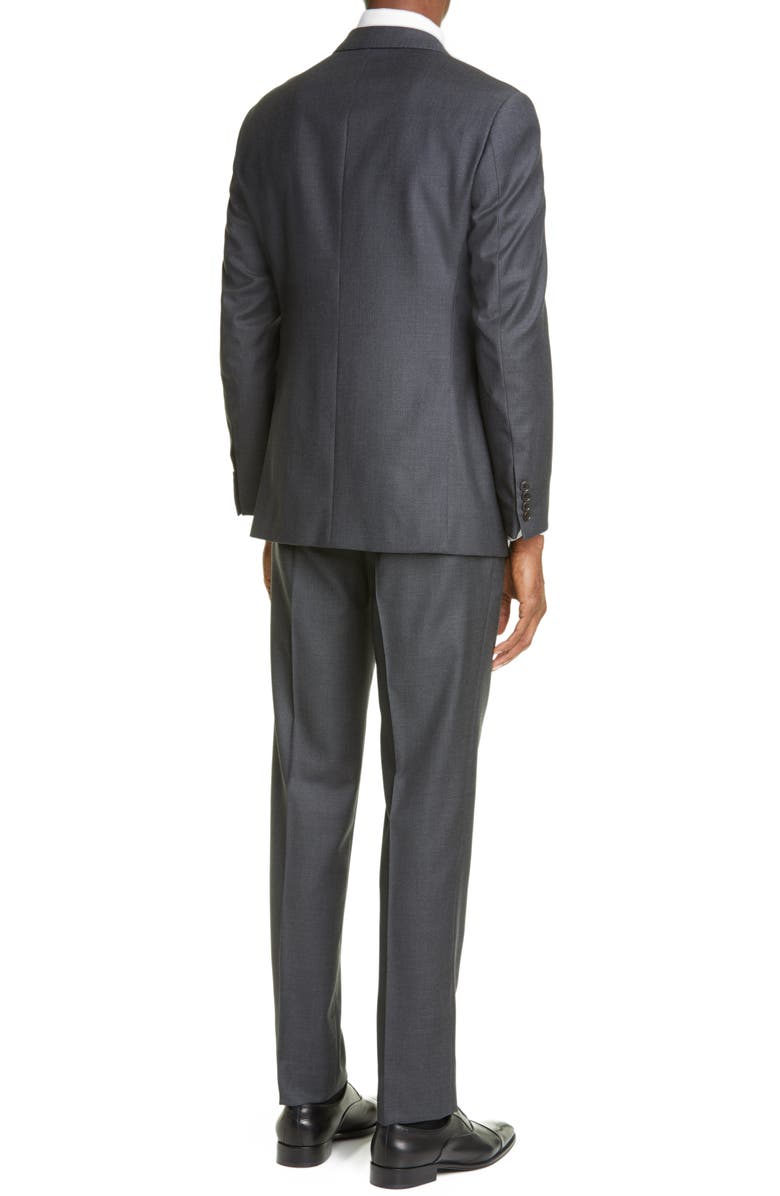 Emporio Armani Trim Fit Solid Wool Suit | Nordstrom