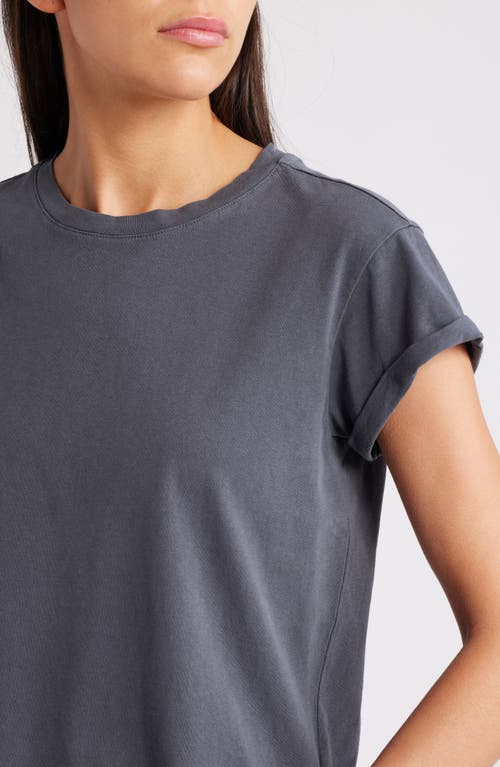 Shop Allsaints Anna Cotton T-shirt In Periscope Grey