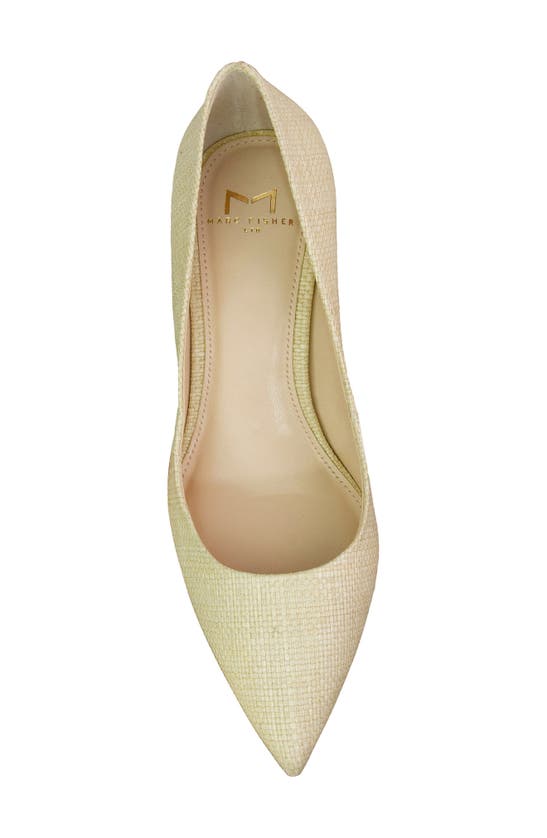 Shop Marc Fisher Ltd Salley Pointed Toe Pump In Medium Natural